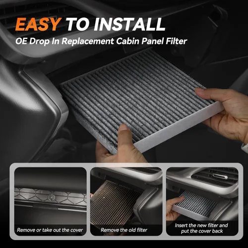 Miniatura 5 de Auto Dynasty Filtro de aire de cabina compatible con Acura Integra RDX TLX 2019-2024 Honda Accord Civic Clarity CR-V/Z Fit HR-V Insight Odyssey
