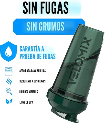 Miniatura 3 de VELOMIX -Paquete de 6 - Botella mezcladora de proteínas de 28 onzas para mezclas de proteínas - 6 batidores de alambre Vasos agitadores a prueba