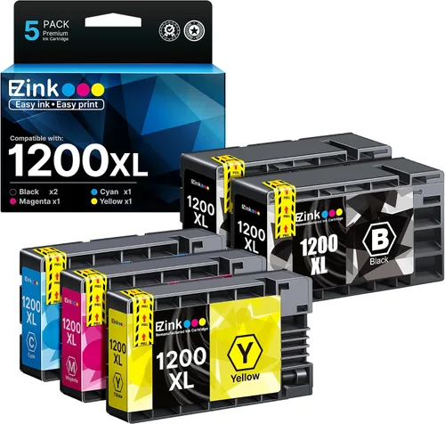 E-Z Ink Cartucho de tinta de repuesto compatible para Canon PGI-1200 XL PGI-1200XL PGI1200XL para usar con MAXIFY MB2020 MB2320 MB2120 MB2720 MB2350