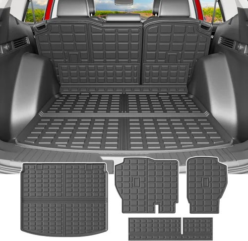Miniatura 22 de Alfombrilla de maletero powoq Compatible con Honda CRV 2017-2022, alfombrilla de carga para todo clima, reemplazo para accesorios Honda CRV