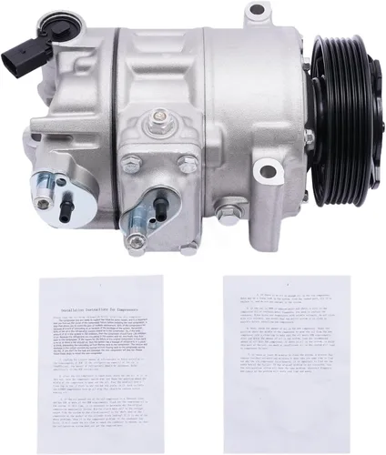 Miniatura 6 de Compresor de A/C de CA con embrague para Volkswagen Beetle CC Golf GTI Jetta 1.8L 2.0L 2.0L 2.0L