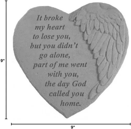 Kay Berry Inc Winged Broke My Heart... Decoración de pared, multicolor