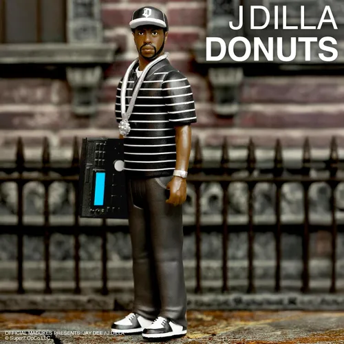 Miniatura 4 de Super7 J Dilla Donuts Portada del Álbum - Figura de Acción de J Dilla de 3.75" con Accesorios Coleccionables de Hip Hop y Juguetes Retro