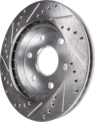 Miniatura 9 de Detroit Axle - Kit de Frenos Delanteros para Hyundai Entourage Kia Sedona Rotores de Freno Perforados y Ranurados Pastillas de Frenos Cerámicos