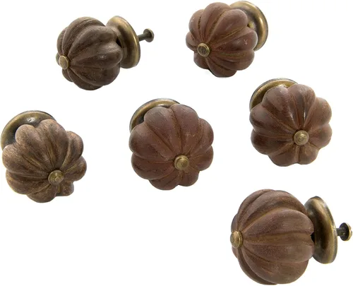 Miniatura 31 de Dritz Home - Manija para puerta de hierro fundido de diseño de aves, Dorado, 47064A