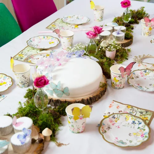 Miniatura 8 de Talking Tables Servilleta de mariposa de hadas (TSFAIRY-SERVILLETA)