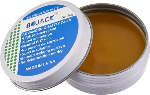 BOJACK Flujo de soldadura, fundente para soldadura, pasta de fundente de soldadura de colofonia 1.76 oz