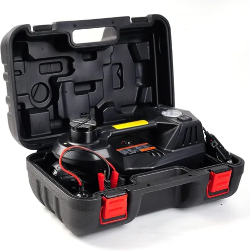 Gato eléctrico para auto de 5 toneladas 12V con bomba infladora, gato hidráulico portátil para elevación de vehículos, para auto, SUV, sedán, MPV,