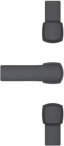 Miniatura 5 de Pfister Deckard LG49DAPB - Grifo de lavabo de baño, 8 pulgadas de ancho, 2 asas, 3 agujeros, acabado negro mate, LG49DAPB Mate negro