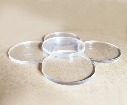 Miniatura 12 de MEYA Juego de 40 discos acrílicos transparentes, plexiglás cortado con láser, círculo redondo de 1/8 pulgadas (0.5 pulgadas)