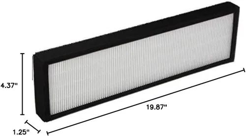 Miniatura 4 de Nispira Filtro HEPA de repuesto prémium compatible con Hoover Part AH60015. Se adapta a purificadores de aire WH10400 y WH10600. 2 filtros