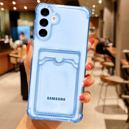 Miniatura 99 de Tuokiou Funda para Samsung Galaxy A14 5G, Fundas Protectoras Transparentes con Ranura para Tarjetas, Funda Cartera de TPU Suave Ajustada Resistente