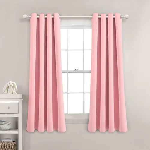 Miniatura 21 de Lush Decor Paneles de cortina opacas con aislamiento y ojales, par, 52 pulgadas de ancho x 84 pulgadas de largo, neutro, diseño clásico moderno