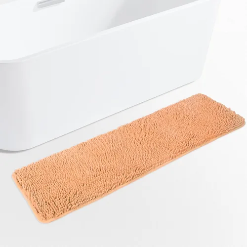 Miniatura 284 de Yeaban Alfombra de pasillo de baño de 24 x 72 pulgadas, antideslizante, alfombra de baño larga de felpilla gruesa, absorbente y lavable, alfombra