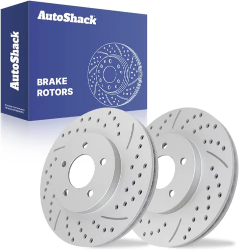 Miniatura 11 de AutoShack 11.92" (302.7 mm) Rotores de freno ventilados delanteros con revestimiento de reemplazo para 2005-2012 Ford Escape 2005-2011 Mercury