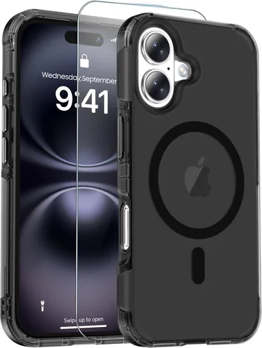 Miniatura 9 de jaroco Funda magnética para iPhone 11 con protector de pantalla, protección resistente, compatible con MagSafe, protección contra caídas de grado