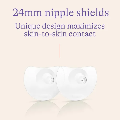 Miniatura 4 de Lansinoh Protectores de pezón de contacto para madres lactantes, protectores ultrafinos, suaves y flexibles de silicona de grado médico para pezones