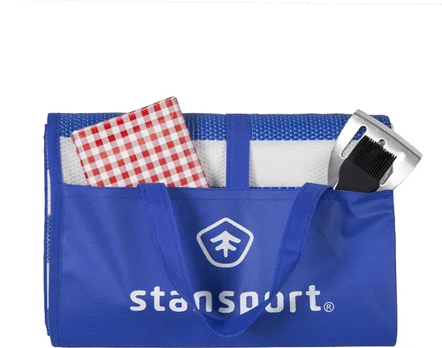 Miniatura 3 de Stansport Alfombra de paja Tatami 60 pulgadas de largo x 78 pulgadas de ancho Azul