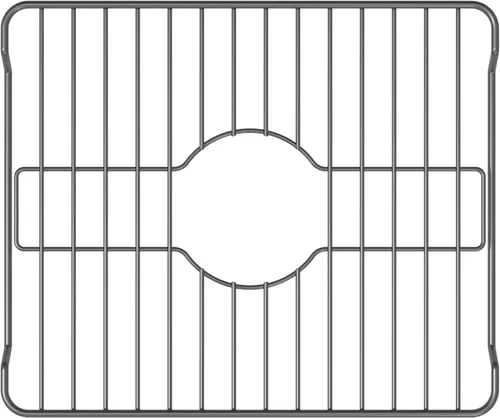 Miniatura 16 de Better Houseware Protectores de fregadero para fregadero de cocina, rejilla protectora de metal, 12 x 10.25 x 1 pulgadas, tapete negro
