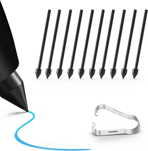 Miniatura 30 de Lápiz Táctil para Samsung Galaxy S22 Ultra 5G SM-S908, Kit de Reemplazo S Pen S22 Ultra con Sensibilidad a la Presión de 4096, Sin Bluetooth Negro