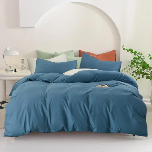 Miniatura 11 de Pureant - Juego de edredón color beige, tamaño King, ropa de cama color champán sólido, edredón color marrón claro para mujeres y hombres, edredón