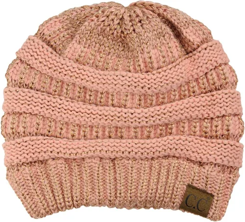 Miniatura 645 de C.C Trendy Warm Chunky Soft Stretch Cable Knit Beanie