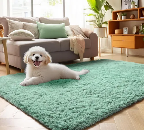 Miniatura 117 de ONASAR - Alfombra de pasillo negra de 2 x 6 pies, esponjosa, lavable, ultrasuave, afelpada, peluda, tapete para bebés, dormitorio de niños, armario