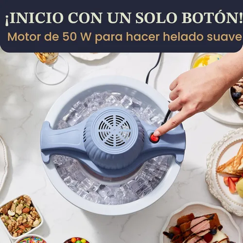 Miniatura 4 de Elite Gourmet Máquina de helados eléctrica de 4 cuartos EIM350 Delicioso helado casero, gelato, sorbete, yogur helado, recipiente de congelación