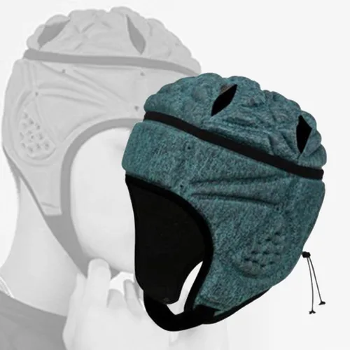 Miniatura 5 de Casco de fútbol de carcasa suave, casco de rugby, protector de cabeza ajustable para jóvenes, niños y adultos