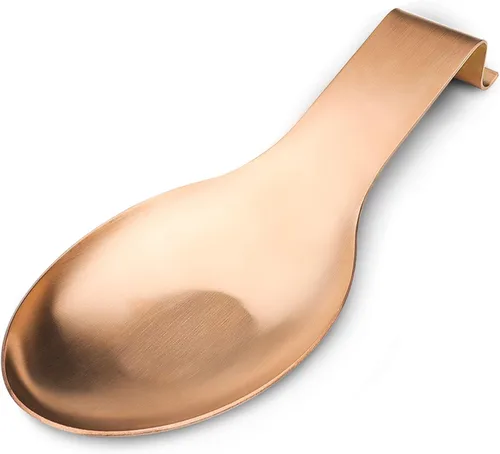 Miniatura 25 de VanlonPro Soporte de cuchara de acero inoxidable, soporte para cucharón de espátula, soporte para cuchara de utensilios de acero inoxidable, acabado