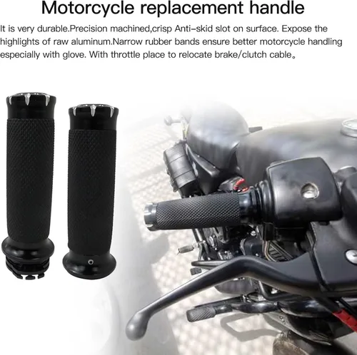 Miniatura 3 de 1 par de empuñaduras de motocicleta de 1 pulgada para Suzuki Marauder 800 VZ800 2001-2004