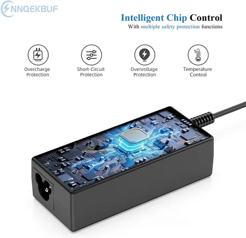 Miniatura 4 de Cargador para laptop 65 W, adaptador de corriente USB C compatible con Dell Chromebook 3100 3110 5190 5300 3300 3380 3400 3500 Latitude 5400 5420