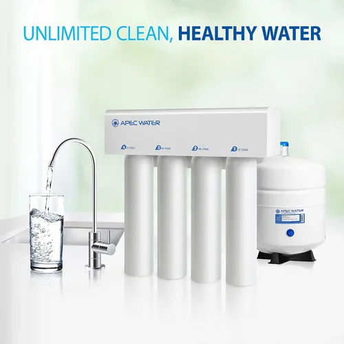 Miniatura 7 de APEC Water Sistemas RO-Twist Supreme 75 GPD Sistema de filtración de agua potable de ósmosis inversa Filtro de giro de cambio rápido