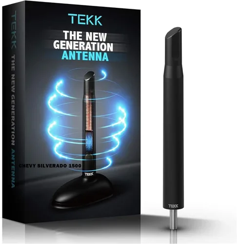 Miniatura 9 de Tekk - Antena corta para auto, diseñada para una recepción optimizada de FM/AM, 4.8 pulgadas