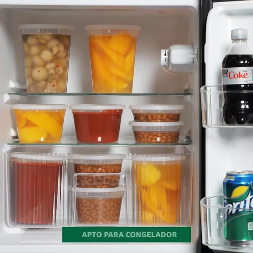 Miniatura 7 de Freshware Contenedores de almacenamiento de alimentos [50 juegos] recipientes de plástico de 16 onzas con tapas, slime, sopa, recipientes