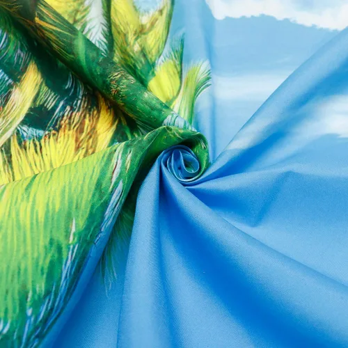 Miniatura 5 de Serborlur Tapiz para colgar en la pared con fondo de playa azul y mar, tapiz de pared tropical paraíso palmera, arte de pared, tapiz bohemio
