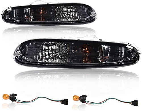 Miniatura 11 de G-PLUS Luces de señal de parachoques delantero compatibles con Mazda MX-5 Miata 1990-1997, luz de señal de estacionamiento montada en parachoques