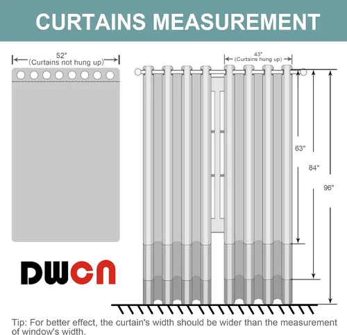 Miniatura 7 de DWCN Cortinas 100% opacas de 84 pulgadas de largo para dormitorio con forro negro, paneles de cortina de ventana de doble capa con aislamiento Azul