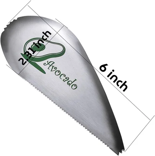 Miniatura 5 de Cortador de aguacate, cortador de aguacate multifunción 3 en 1, rebanada de acero inoxidable de alta calidad, aguacates para hoyos y cucharas