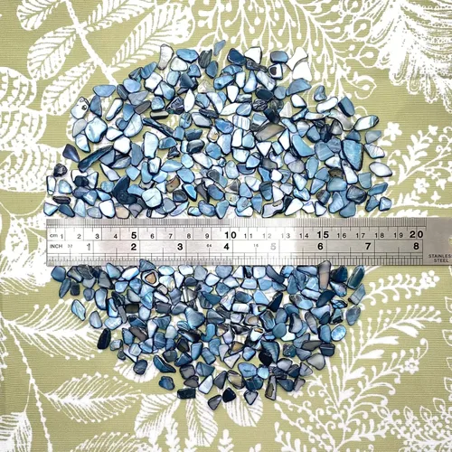Miniatura 5 de Yew & Tulip Chips de conchas trituradas naturales, fragmentos de mosaico irregulares de madreperla de 32 onzas (2 libras) para decoración del hogar
