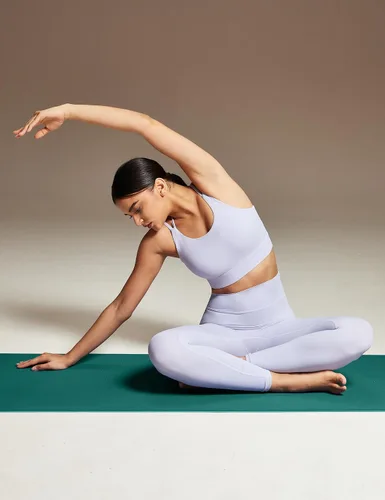 Miniatura 6 de Ewedoos Tapete de yoga antideslizante de elastómero termoplástico, tapete de ejercicio ecológico para yoga, pilates y ejercicio de piso, tapete