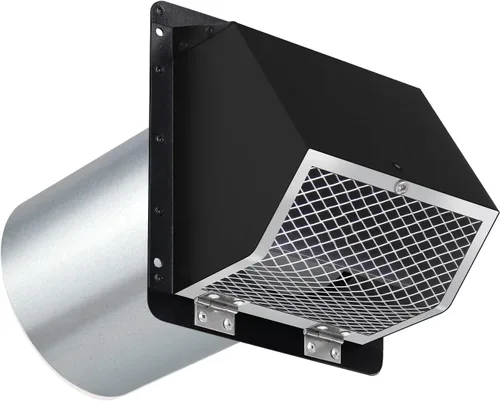 Miniatura 14 de Cubierta de ventilación de secadora de 4 pulgadas en el exterior, cubierta de ventilación exterior para secadora, cubierta de ventilación