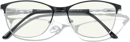 Miniatura 6 de MERRY'S Gafas de lectura para mujer, lentes de bloqueo de luz azul para mujer, anteojos de lectura para computadora Negro-2.047 in