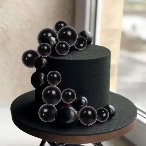 Miniatura 4 de 24 piezas de adornos para pastel con bolas, adornos para cupcakes, bolas de espuma con forma de pastel, púas de pastel con forma de bola, globos