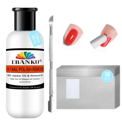Miniatura 9 de EBANKU Limpiador de pinceles de uñas acrílico de 4.1 fl oz, 3 en 1, cepillo de uñas, solución limpiadora de cepillo de uñas, limpieza rápida