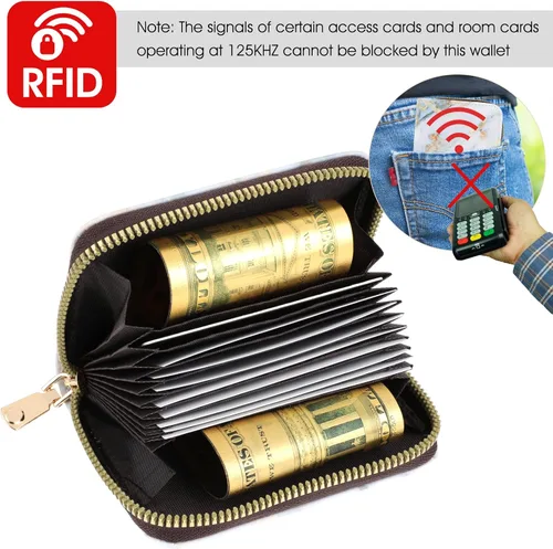 Miniatura 5 de Amaxiu Cartera con tarjetero RFID, C