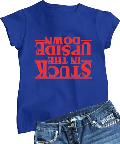 Miniatura 22 de Go All Out Camiseta para mujer Stuck in The Upside Down