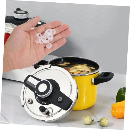 Miniatura 4 de PRETYZOOM Válvula de flotador de olla a presión eléctrica, válvula de admisión de aire, válvula de bola compacta en ángulo, arandelas de manguera
