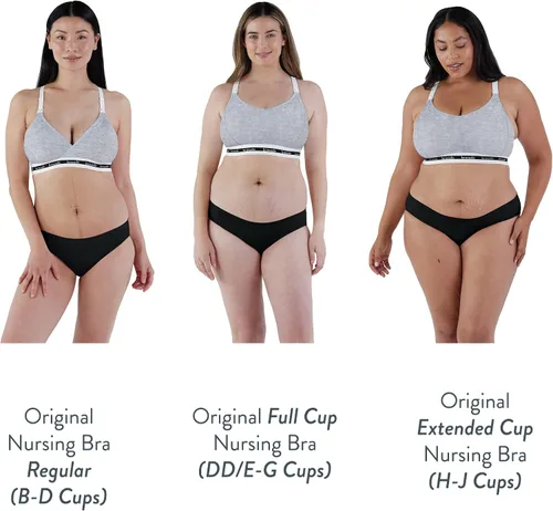 Miniatura 5 de BRAVADO! DESIGNS Women's Original Nursing Bra, Regular Full Extended Cups Maternity Bra for Breastfeeding