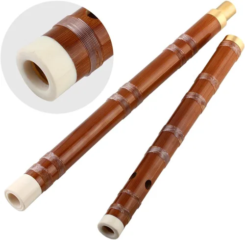 Miniatura 4 de Instrumento musical chino hecho a mano tradicional flauta de bambú Dizi en clave D 1 unids